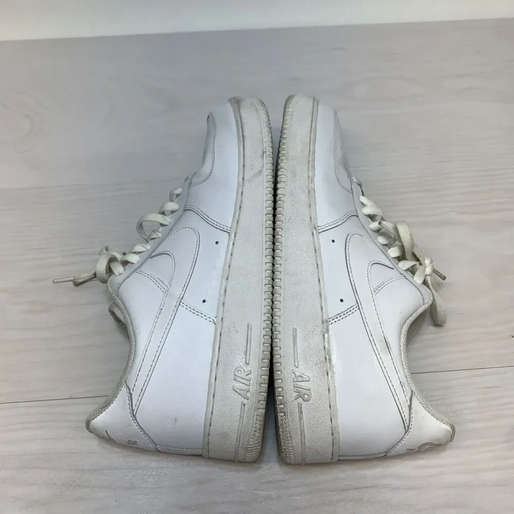 Nike Air Force 1 Low White Leather Men's Sneakers Size 13‎ CW2288-111